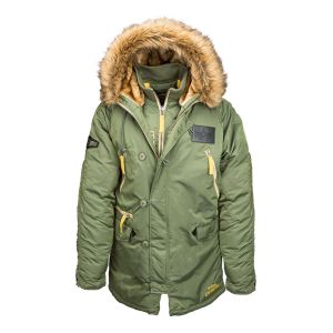 Dvojvrstvové bundy Military Parka