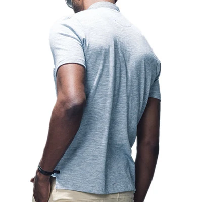 Custom Shinjuku Slub Stripe Polo Shirt