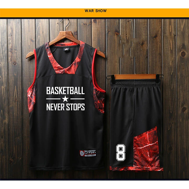 Nákladný basketbalový dres Uniforma pre mužov